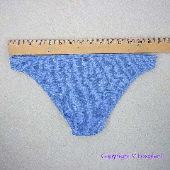 NEW Rhythm wave break beach bikini pant Isla Rib Hi Cut in sky‎ blue, size M - Picture 7 of 16